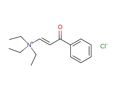 Molecular Structure of 49660-41-5 (triethyl-(3-oxo-3-phenyl-propenyl)-ammonium; chloride)