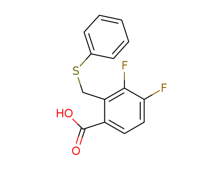 3,4-difluoro-2-((phenylthio)methyl)benzoic acid Cas no.2136287-65-3 98%