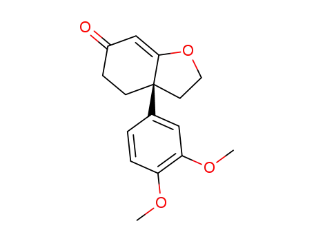 (S)-3a-(3,4-Dimethoxy-phenyl)-3,3a,4,5-tetrahydro-2H-benzofuran-6-one