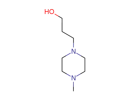 Molecular Structure of 5317-33-9 (1-(3-HYDROXYPROPYL)-4-METHYLPIPERAZINE)