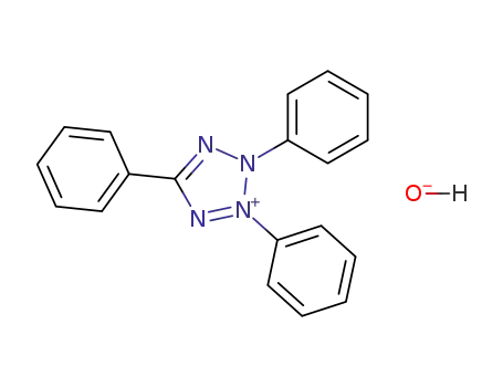 Molecular Structure of 550-22-1 (2H-Tetrazolium, 2,3,5-triphenyl-, hydroxide)
