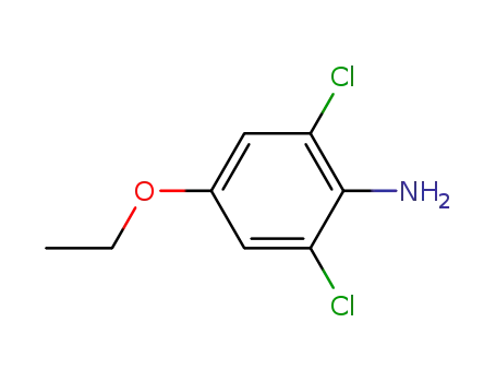 Molecular Structure of 51225-20-8 (2,6-dichloro-4-ethoxy-aniline)