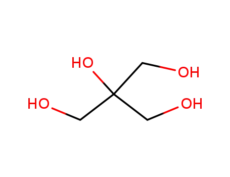 Molecular Structure of 2972-19-2 (1,2,3-Propanetriol, 2-(hydroxymethyl)-)