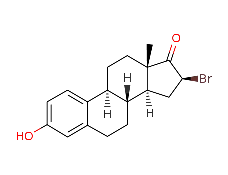 Molecular Structure of 1228-71-3 (16beta-Bromoestrone)