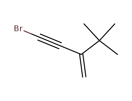 Molecular Structure of 855232-69-8 (4-bromo-2-<i>tert</i>-butyl-but-1-en-3-yne)