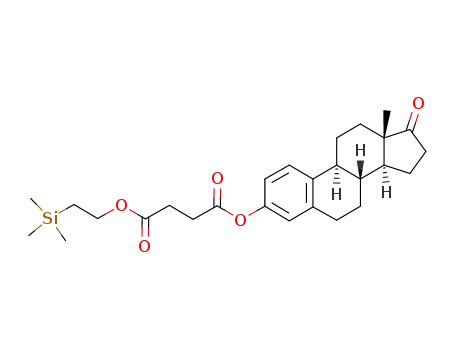 Molecular Structure of 92803-51-5 (17-oxo-1,3,5<sup>(10)</sup>-estratrien-3-yl 2-(trimethylsilyl)ethyl butanedioate)