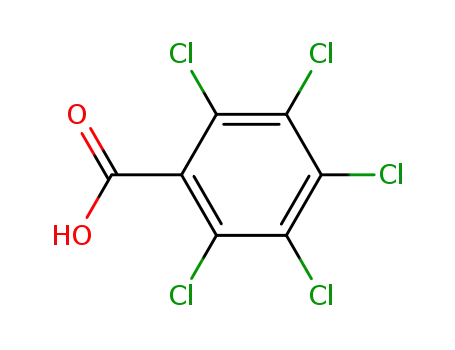 Molecular Structure of 1012-84-6 (PENTACHLOROBENZOIC ACID)