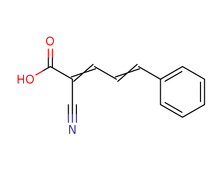 2,4-Pentadienoic acid,2-cyano-5-phenyl-
