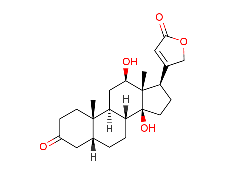 4-[(5R,10S,12R,13S,14S,17S)-12,14-dihydroxy-10,13-dimethyl-3-oxo-2,4,5,6,7,8,9,11,12,15,16,17-dodecahydro-1H-cyclopenta[a]phenanthren-17-yl]-5H-furan-2-one