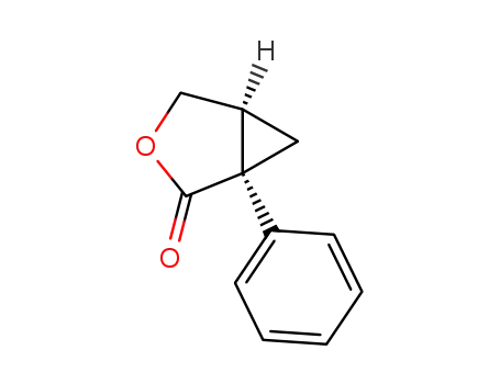 Molecular Structure of 96847-52-8 (3-Oxabicyclo[3.1.0]hexan-2-one, 1-phenyl-, (1R)-)