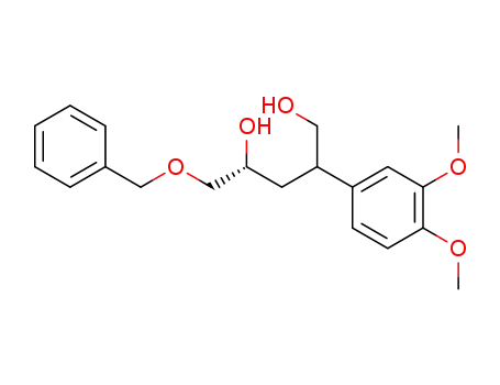 (R)-5-Benzyloxy-2-(3,4-dimethoxy-phenyl)-pentane-1,4-diol
