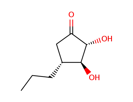 (1<i>R</i>)-4<i>c</i>.5<i>t</i>-dihydroxy-1<i>r</i>-propyl-cyclopentanone-<sup>(3)</sup>