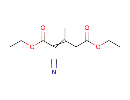 2-Pentenedioic acid,2-cyano-3,4-dimethyl-, 1,5-diethyl ester cas  34611-29-5