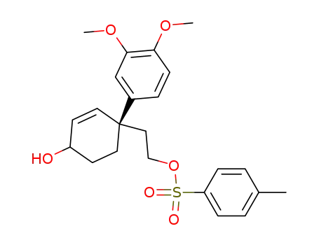 (1R)-1-(3,4-DiMethoxyphenyl)-4-hydroxy-2-cyclohexene-1-ethanol 1-(4-Methylbenzenesulfonate)