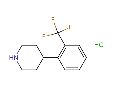 Piperidine,4-[2-(trifluoromethyl)phenyl]-, hydrochloride (1:1)