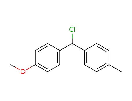 Benzene, 1-[chloro(4-methoxyphenyl)methyl]-4-methyl-