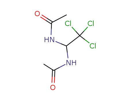 Molecular Structure of 57646-87-4 (2,2,2-trichloro-1,1-diacetamidoethane)