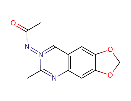 N-(2-methyl-6,7-methylenedioxyquinazolin-3-io)acetamidide