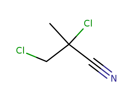 Molecular Structure of 6092-39-3 (2,3-dichloro-2-methylpropiononitrile)