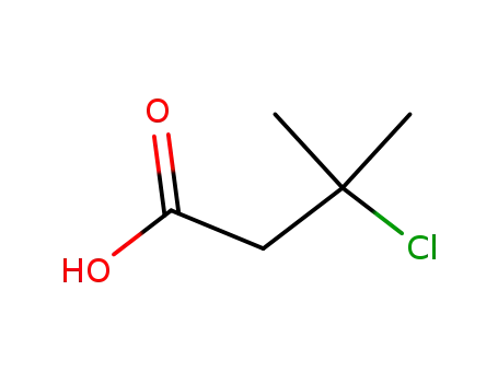 Molecular Structure of 60786-20-1 (β-chloro-isovaleric acid)