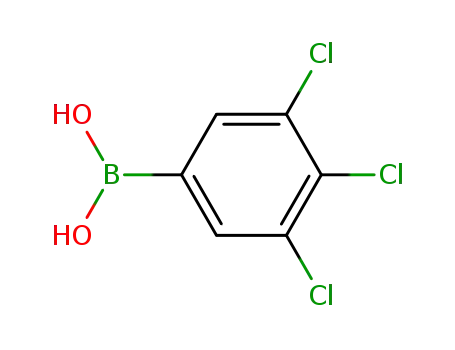 Molecular Structure of 862248-93-9 ((3,4,5-Trichlorophenyl)boronic acid)