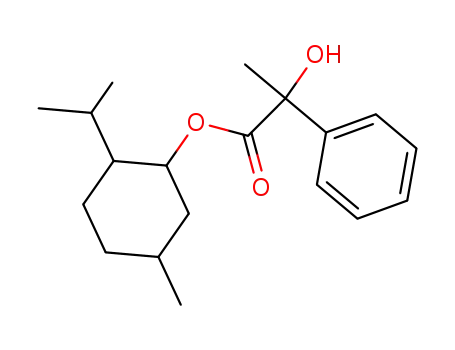 Molecular Structure of 526212-15-7 (2-hydroxy-2-phenyl-propionic acid menthyl ester)
