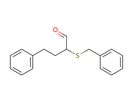 Molecular Structure of 273214-46-3 (2-benzylsulfanyl-4-phenyl-butyraldehyde)