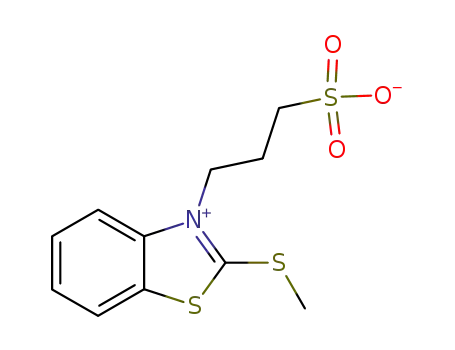 Molecular Structure of 63149-05-3 (2-METHYLTHIO-3-SULFOPROPYL-BENZOTHIAZOLE-BETAINE)