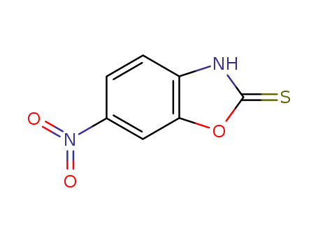Molecular Structure of 14541-93-6 (6-NITRO-BENZOOXAZOLE-2-THIOL)
