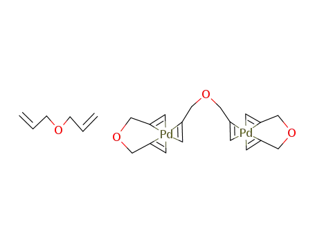 Molecular Structure of 955977-02-3 ((μ-η(2),η(2)-C6H10O)[Pd(η(2),η(2)-C6H10O)]2*C6H10O)