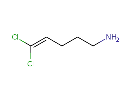 Molecular Structure of 408352-34-1 (5,5-dichloro-pent-4-enylamine)