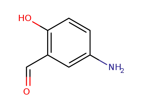 Molecular Structure of 58186-71-3 (Benzaldehyde, 5-amino-2-hydroxy-)