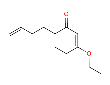 Molecular Structure of 70436-07-6 (2-Cyclohexen-1-one, 6-(3-butenyl)-3-ethoxy-)