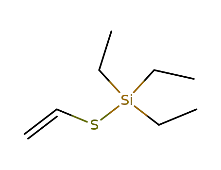 Molecular Structure of 60171-38-2 (triethylvinylthiosilane)