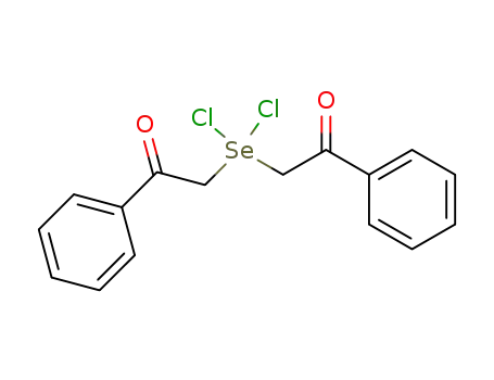 Molecular Structure of 28076-02-0 (1,5-diphenyl-3,3-dichloro-3-selena-1,5-pentanedione)