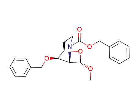methyl 3-O-benzyl-N-benzyloxycarbonyl-2,6-imino-2,5,6-trideoxy-α-D-lyxo-hexofuranoside