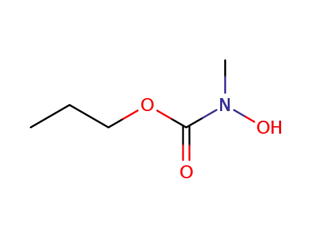 Molecular Structure of 6092-64-4 (propyl hydroxymethyl-carbamate)