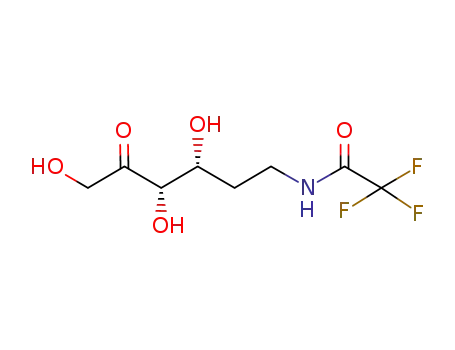 Molecular Structure of 115827-05-9 (5,6-dideoxy-6(trifluoroacetamido)-D-threo-hexulose)