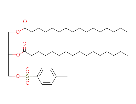 Molecular Structure of 65266-80-0 (1,2-DIPALMITOYL-3-P-TOLUENE-SULFONYL-RAC-GLYCEROL)