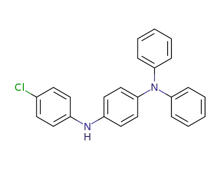 Molecular Structure of 857468-42-9 (<i>N</i>-(4-chloro-phenyl)-<i>N</i>',<i>N</i>'-diphenyl-<i>p</i>-phenylenediamine)