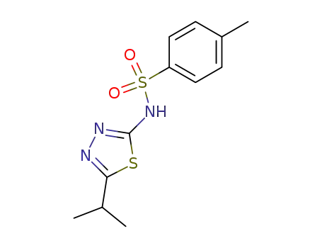 N-[5-이소프로필-1,3,4-티아디아졸-2-일]-p-톨루엔술폰아미드