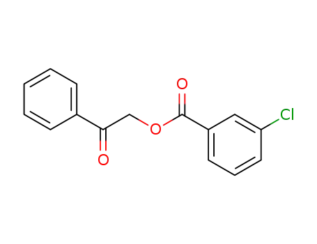 3-Chlorobenzoic acid phenacyl ester
