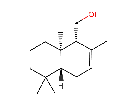 Molecular Structure of 186366-21-2 ((5R,9R,10R)-(+)-drim-7-en-11-ol)