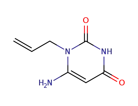 Molecular Structure of 4852-21-5 (1-Allyl-6-aminouracil)