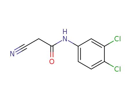 Molecular Structure of 15386-80-8 (2-CYANO-N-(3,4-DICHLOROPHENYL)ACETAMIDE)