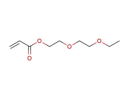 Molecular Structure of 7328-17-8 (2-(2-Ethoxyethoxy)ethyl acrylate)