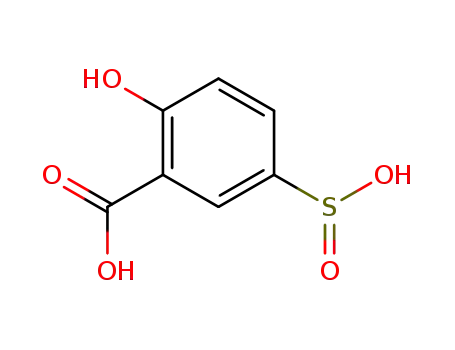 Molecular Structure of 19479-88-0 (2-Hydroxy-5-sulfinobenzoic acid)
