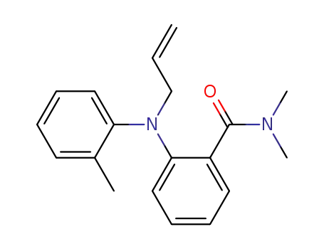 Molecular Structure of 332081-66-0 (2-(allyl-<i>o</i>-tolyl-amino)-<i>N</i>,<i>N</i>-dimethyl-benzamide)