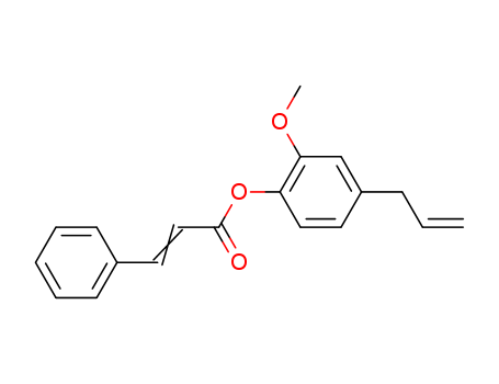 2-Propenoic acid,3-phenyl-, 2-methoxy-4-(2-propen-1-yl)phenyl ester cas  532-08-1