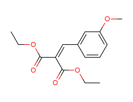 Molecular Structure of 6771-54-6 (3-Methoxybenzylidenemalonic acid diethyl ester)